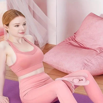 Thigh Trainer, 360°Adjustable Pelvic Floor Muscle Trainer, Inner Thigh Exerciser with 20LB Resistance Band for Women, Home Fitness Equipment for Hip, Leg, Arm