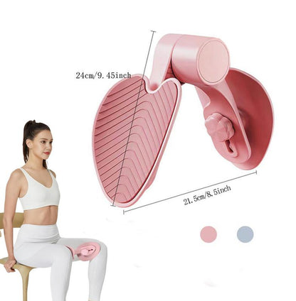 Thigh Trainer, 360°Adjustable Pelvic Floor Muscle Trainer, Inner Thigh Exerciser with 20LB Resistance Band for Women, Home Fitness Equipment for Hip, Leg, Arm